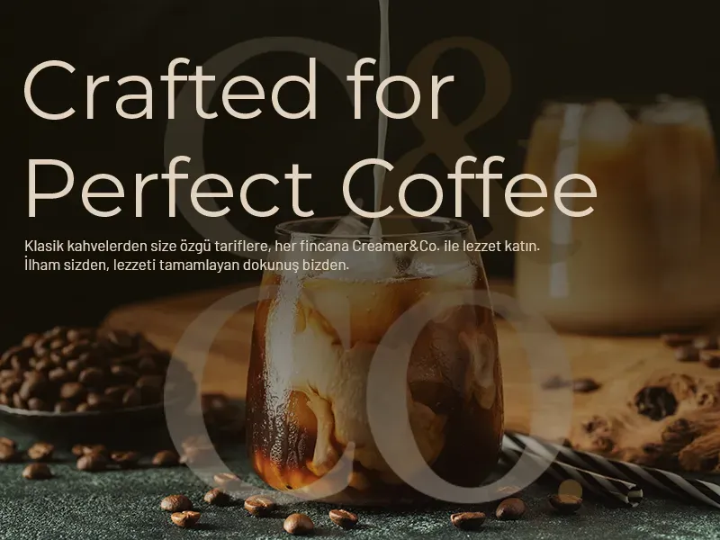 The Creamer&Co. ürünleriyle hazırlanan buzlu kahve